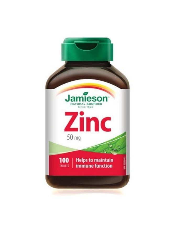 Jamieson Zinc 50 mg, 100 Tablets
