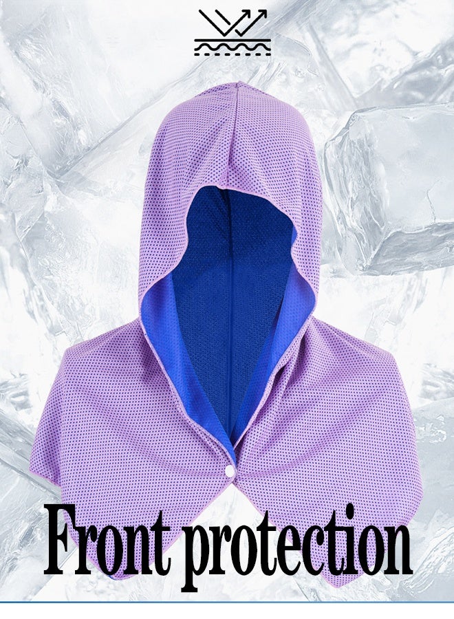 MANBO Cool and refreshing silk sun-protective towel for summer - lightweight, breathable, UV-protective, suitable for everyday wear. - Image 5