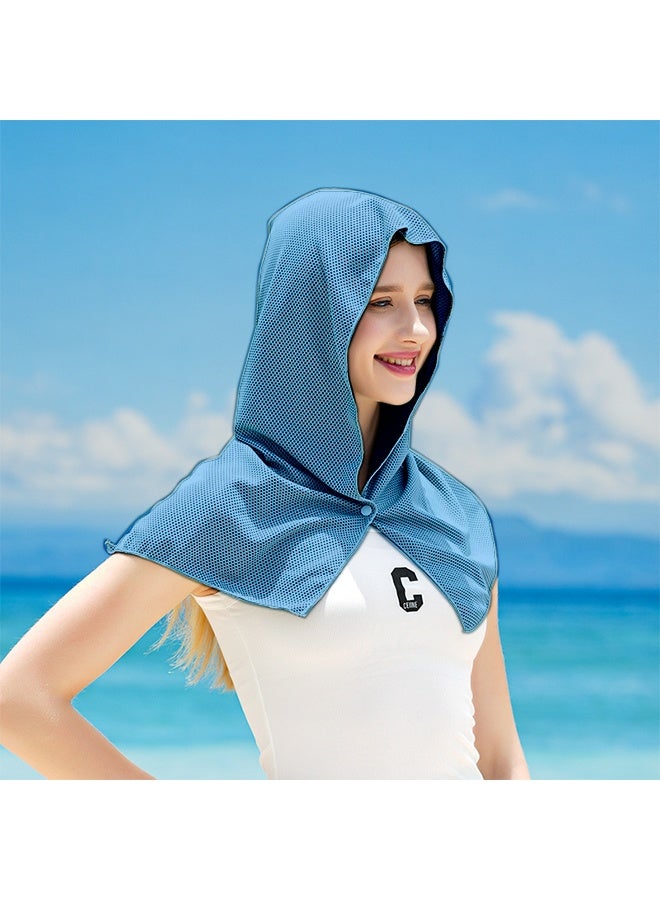 MANBO Cool and refreshing silk sun-protective towel for summer - lightweight, breathable, UV-protective, suitable for everyday wear. - Image 2