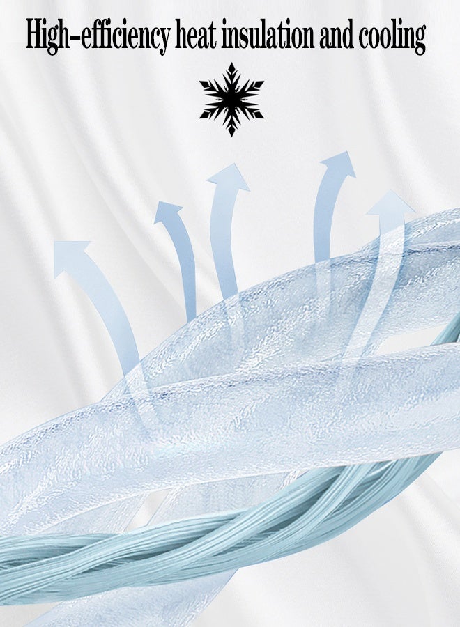 MANBO Cool and refreshing silk sun-protective towel for summer - lightweight, breathable, UV-protective, suitable for everyday wear. - Image 4