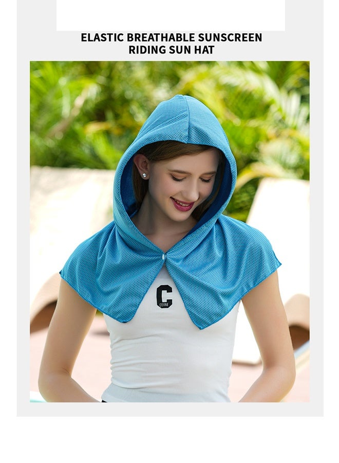 MANBO Cool and refreshing silk sun-protective towel for summer - lightweight, breathable, UV-protective, suitable for everyday wear. - Image 3