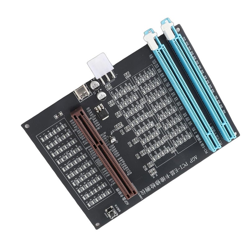 Graphics Card Tester with Light, AGP PCI E Dual Purpose Display Video Graphics Card Tester, Diagnostic Tool for Computer Graphics Cards, Accurate Fault Localization with Indicator - Image 5