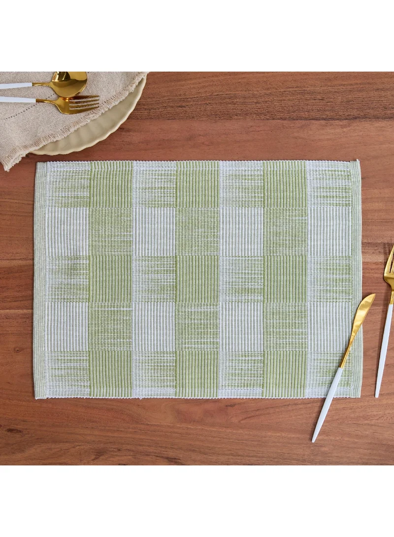 Home Box Chequre Placemat 45 x 33 cm