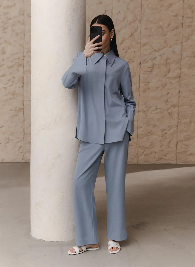 Lichi Loose shirt with wide cuffs