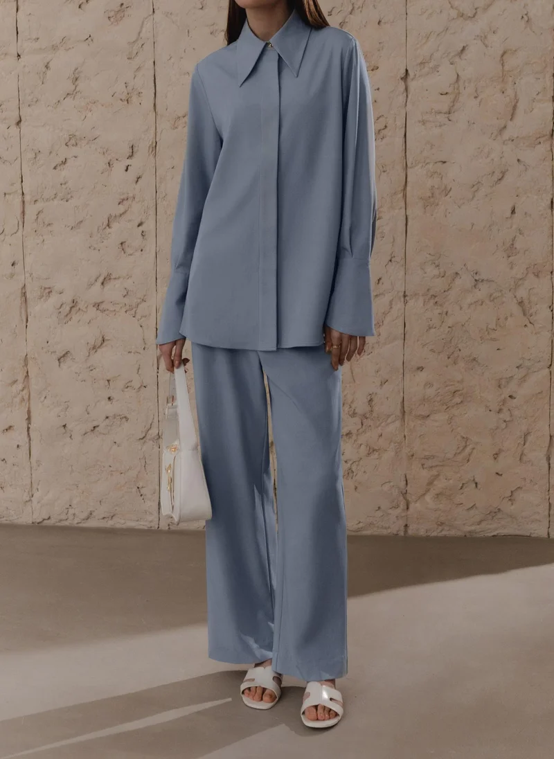 Lichi Loose shirt with wide cuffs