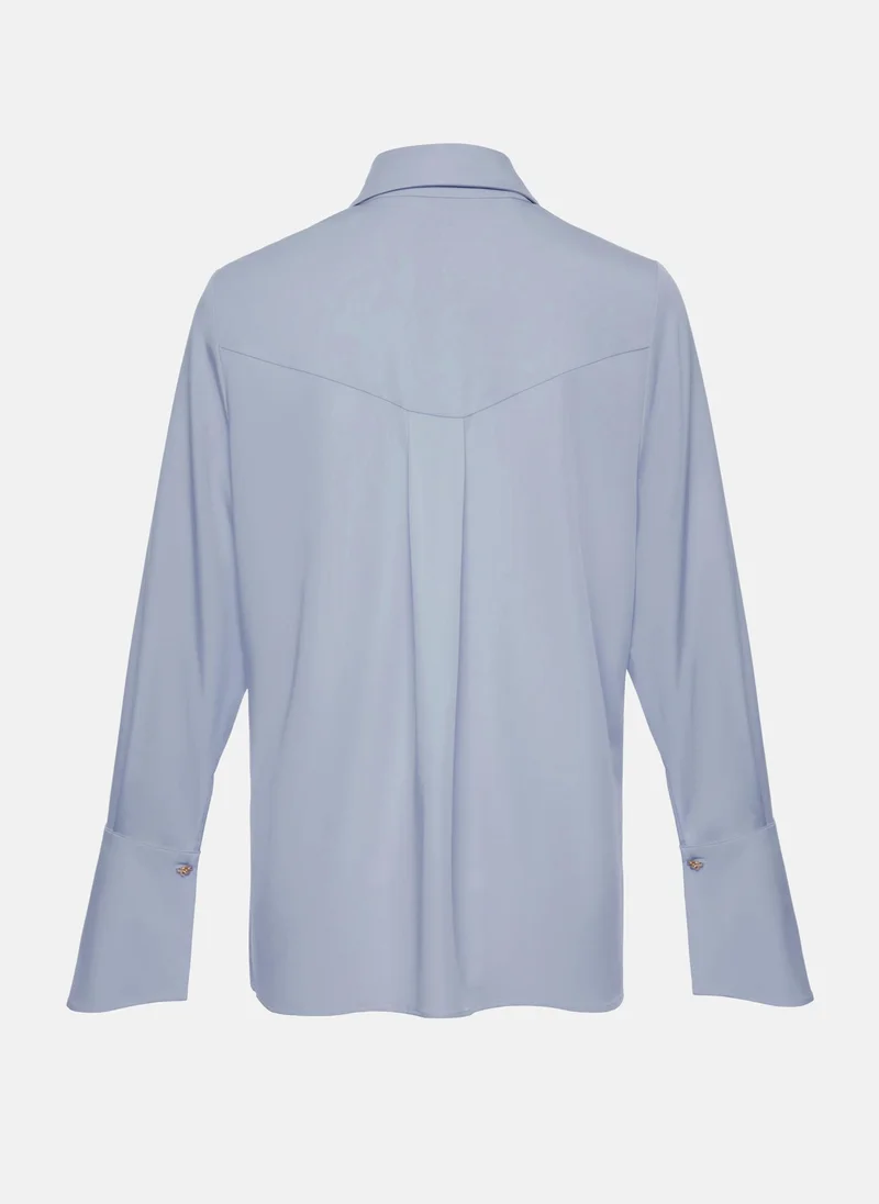 Lichi Loose shirt with wide cuffs