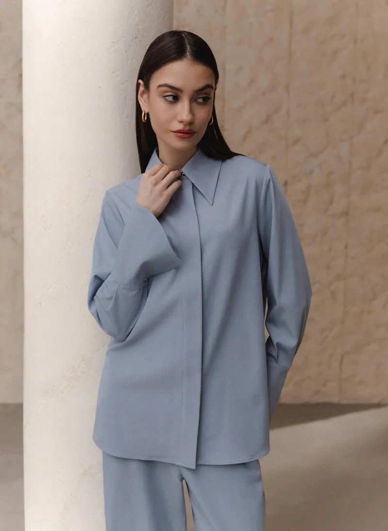 Lichi Loose shirt with wide cuffs