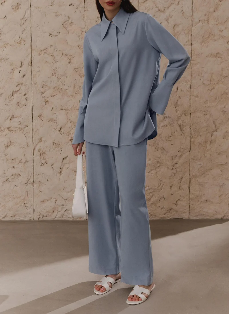 Lichi Loose shirt with wide cuffs