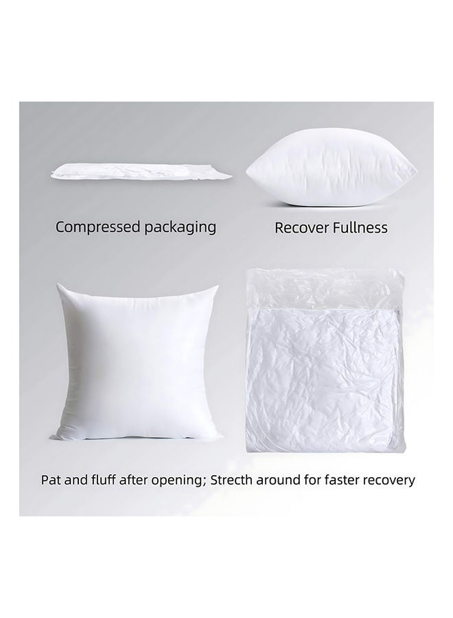 Hotel Linen Klub Cushion Filler Pack of 3pcs- Fabric: Non Woven , Filling 300grams Non Siliconized Fiber - Size : 40 x 40cm  - Image 4