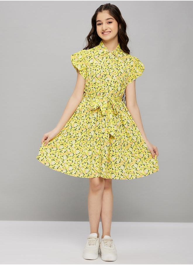 Stylo Bug Floral Belted Dress  - Image 1
