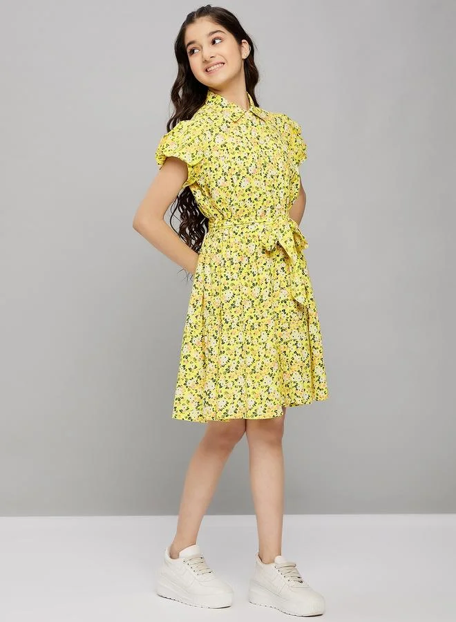 Stylo Bug Floral Belted Dress