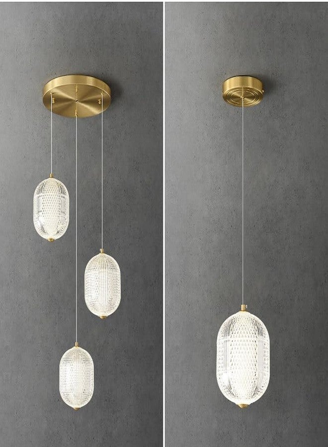 CITRA LED 1 Light Modern LED Gold Pendant Light - Warm White/Gold - Image 4