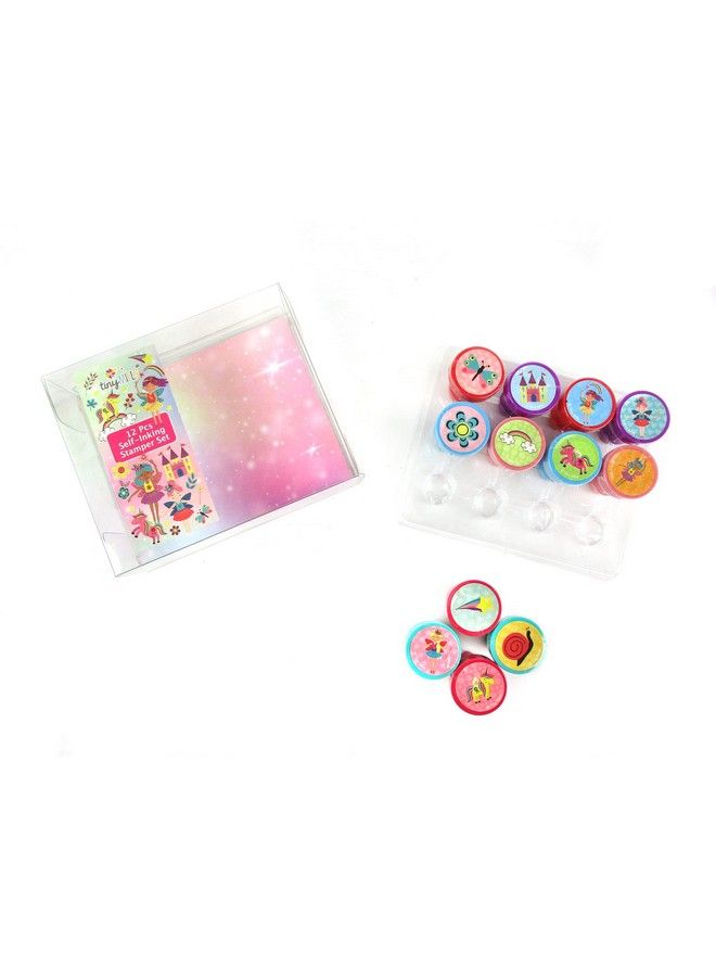 TINYMILLS 12 Pcs Magical Fairies Garden Fairies Stamp Kit For Kids Farm Animals Barnyard Self Inking Stamps Gift Party Favors - Image 4