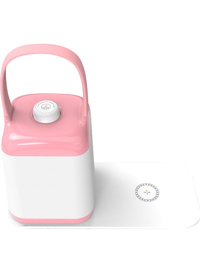 إسكدنيا مصباح LED ليلي محمول مزود بعدد 3 أوضاع للإضاءة لون وردي - Image 1