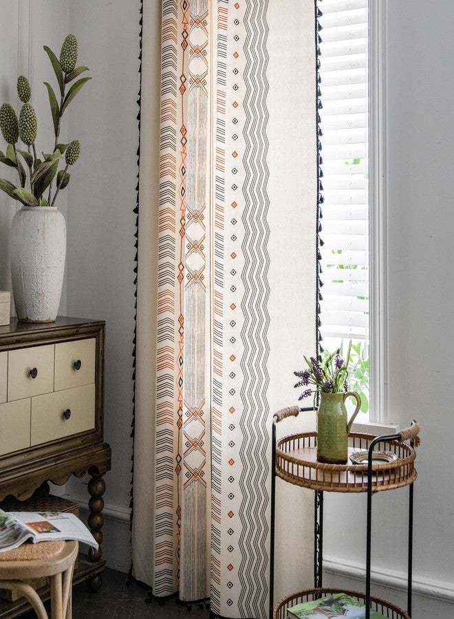 ColorBird Tribal Print Curtains - Image 1
