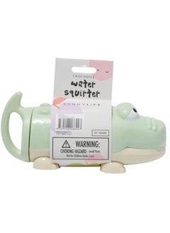 SUNNY LIFE Crocodile Water Squirter For Bath Time Or Swimming Pool In Pastel Green  - Image 1