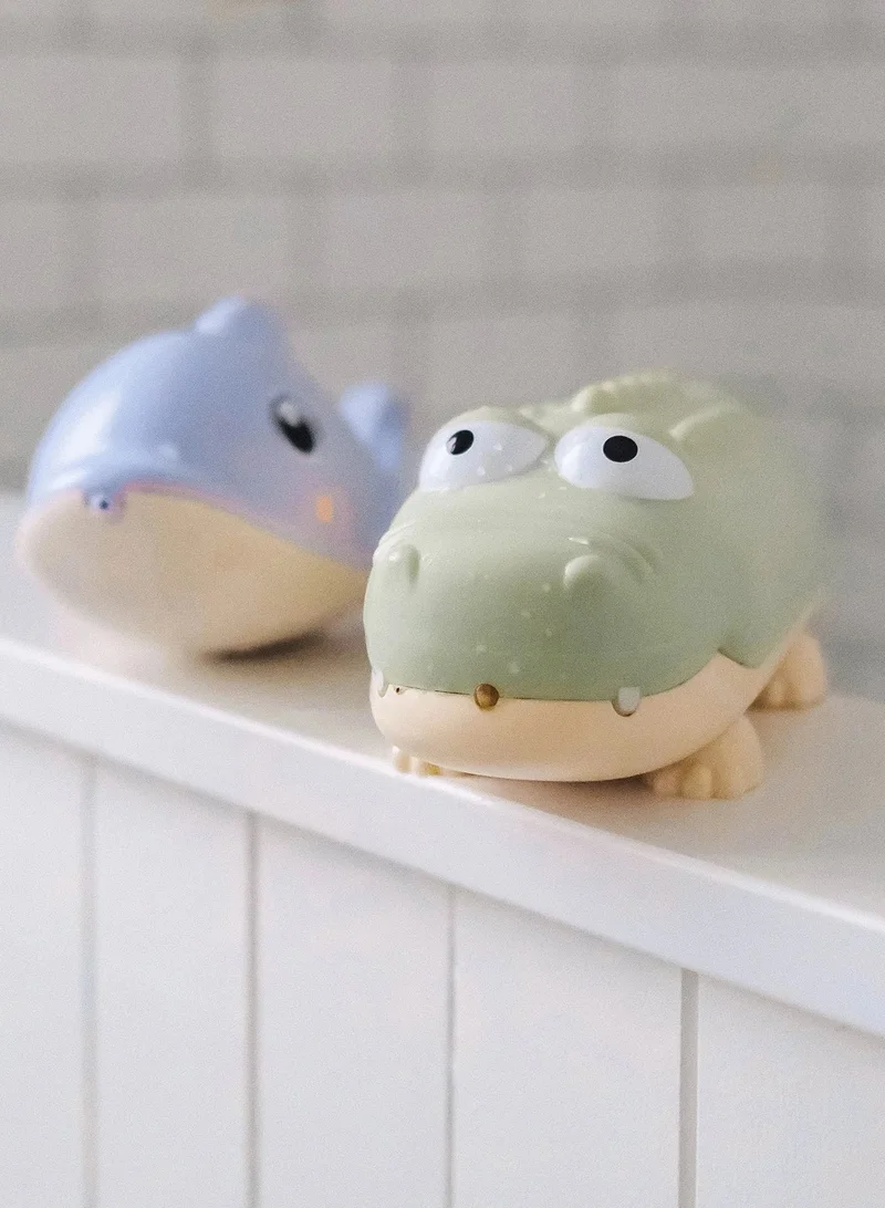 SUNNY LIFE Crocodile Water Squirter For Bath Time Or Swimming Pool In Pastel Green