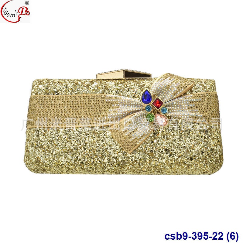 New Retro Pattern Drilling Dinner Bag Fashion Dress Evening Bag Clutch Bag Party Bags - Image 1