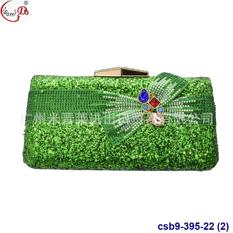 New Retro Pattern Drilling Dinner Bag Fashion Dress Evening Bag Clutch Bag Party Bags - Image 2