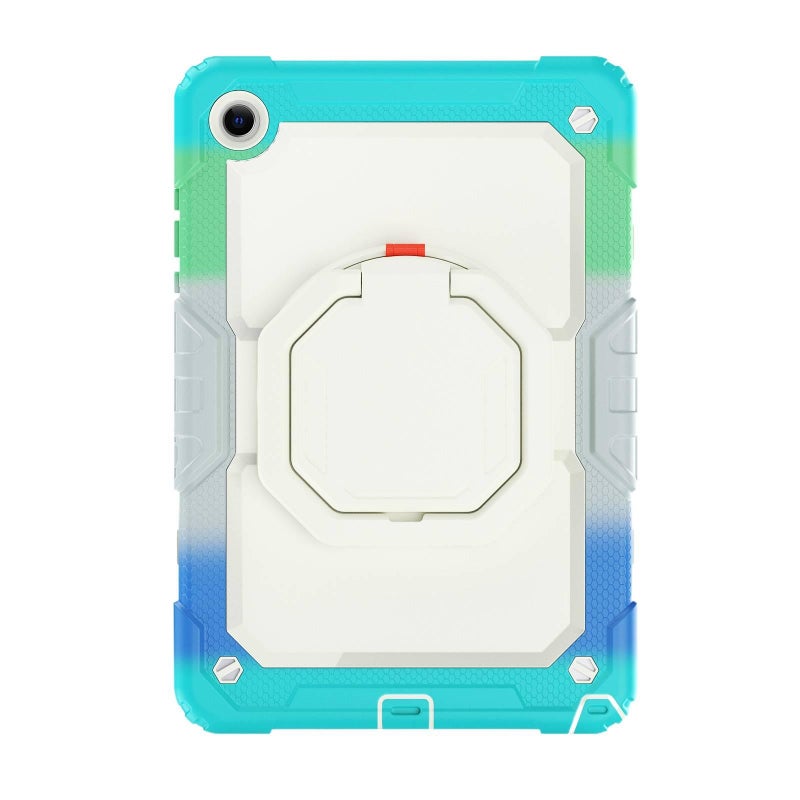 Blue Samsung Tab Rotating Case Compatible with Samsung Galaxy Tab A9 Plus with Protective Cover Stand Function and Daily Tablet Carry - NADI - Image 1