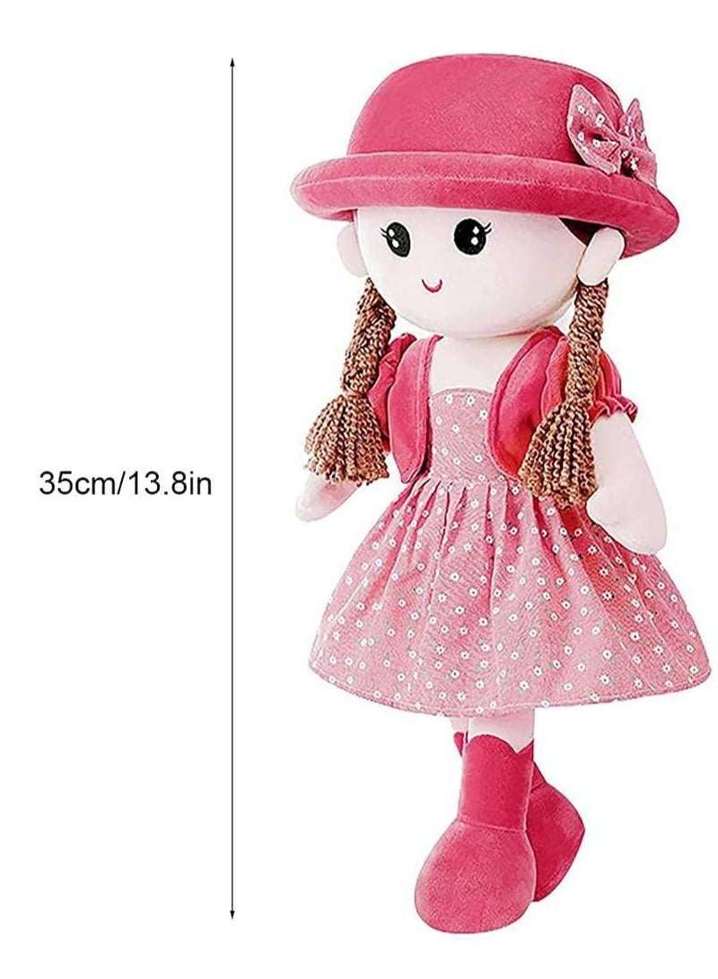 Raxoom Baby Girl Rag Doll Soft Stuffed Plush Doll Toy Cute Princess Doll Ragdoll Toy Children s Room Decoration - Image 3