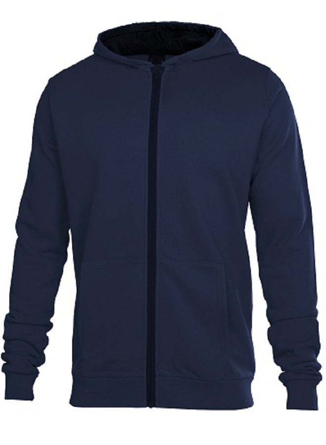 general Casual Zipped Hooded Sweatshirt - Image 1