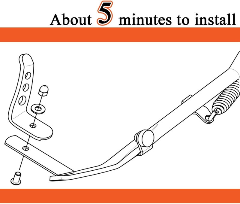FOVPLUE Kickstand Extension for Harley Touring Models - Image 4