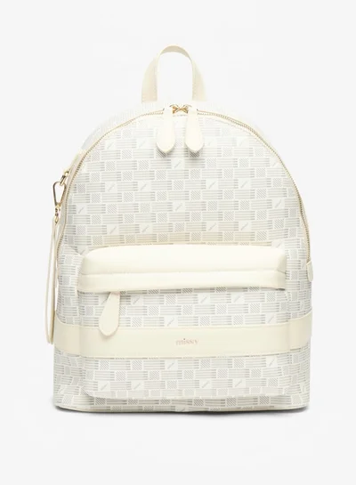 MISSY Missy Logo Detail Backpack with Zip Closure and Adjustable Shoulder Straps