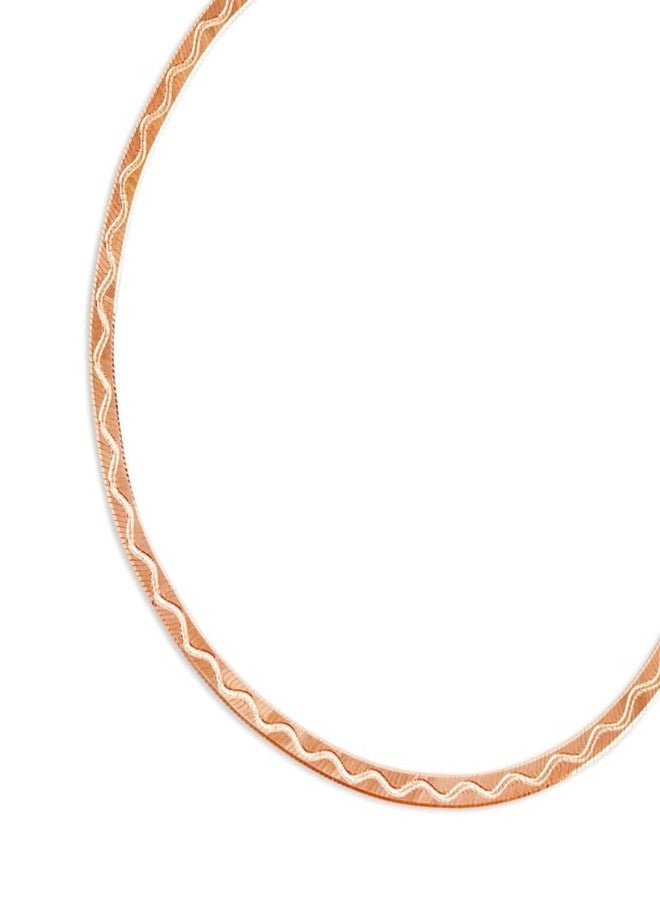 ZAVYA 925 Sterling Silver Rose Gold Plating Braided Abstract Anklets (Pair) | Gift for Women and Girls | With Certificate of Authenticity & 925 Hallmark - Image 5
