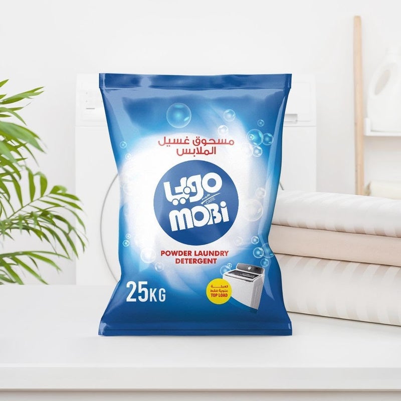مسحوق غسيل الملابس موبي، 25 كجم - Image 1