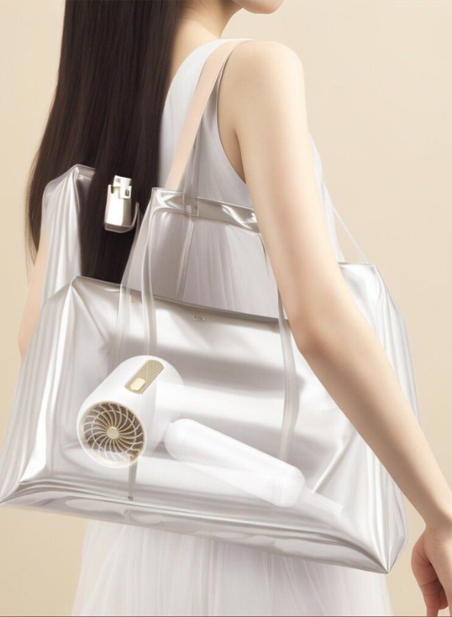 Captaintech 1900W Powerful Hair Dryer, Quick-Drying Blue Light Hair Dryer, with Constant Temperature Hair Care Function And Overheating Power-Off Protection Function - Image 5