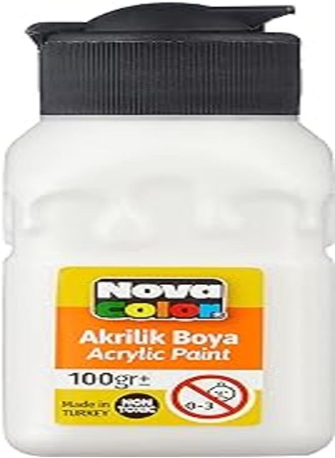 NOVA - Nova acrylic bottle 100gm turkish pearl - Image 1