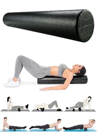 QUTOOB High Density Foam Roller for Back Pain Relief, Yoga