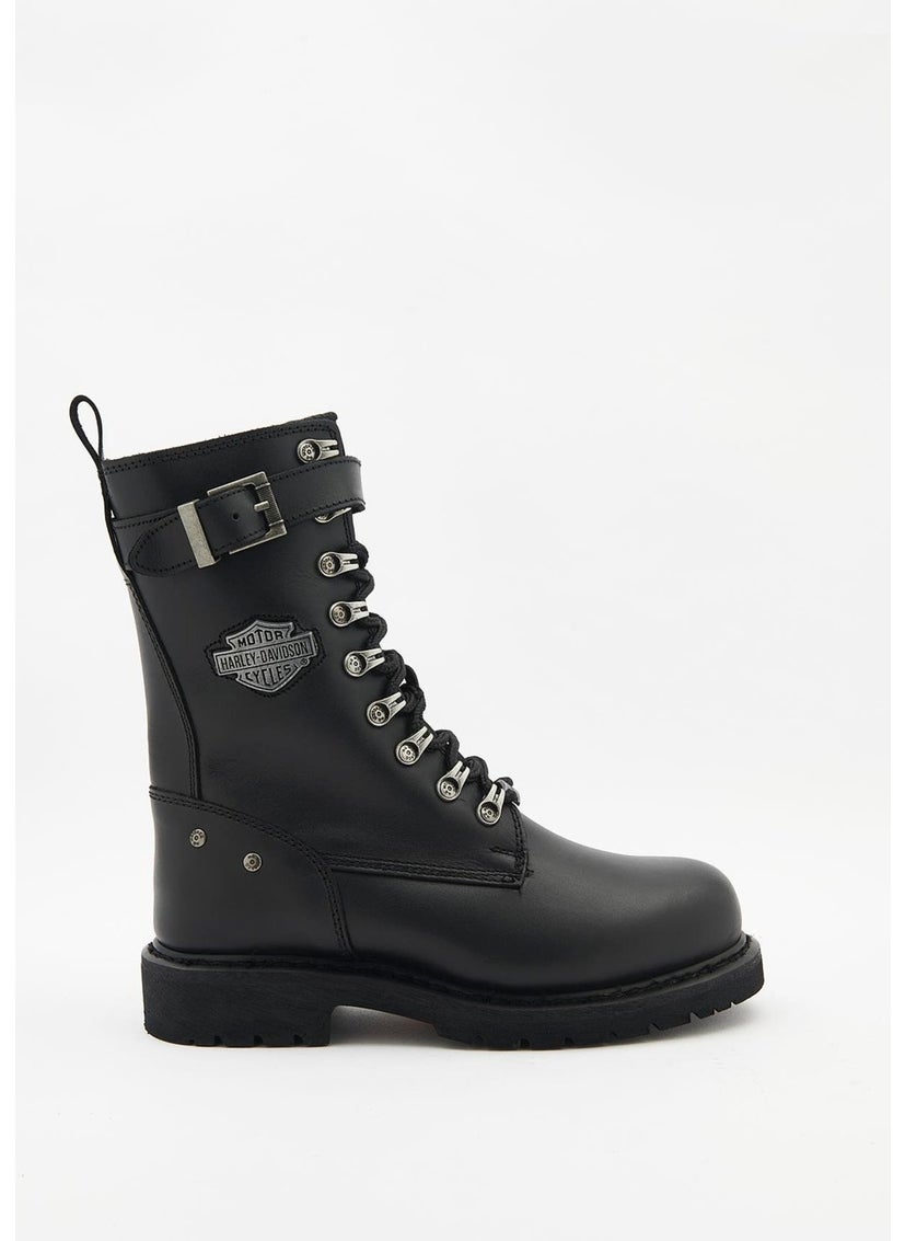 HARLEY DAVIDSON Gladis Women's Black Leather Boots  - Image 1