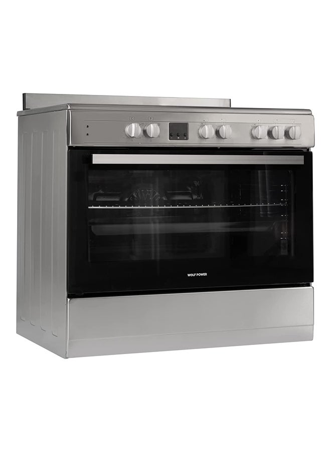 Wolf Power 4 Cooking Zones Vitroceramic Electric Cooker 90 x 60 cm ,Electric Oven with Turbo Fan, 1 year Warranty - Image 3