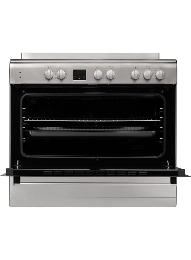 Wolf Power 4 Cooking Zones Vitroceramic Electric Cooker 90 x 60 cm ,Electric Oven with Turbo Fan, 1 year Warranty - Image 2