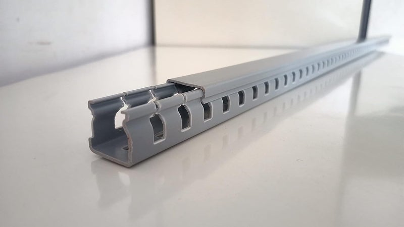 Salzer قنوات الكابلات / قنوات الأسلاك / صينية الكابلات من نوع PVC FRLS القياسية 25 مم × 25 مم × 500 مم (ارتفاع × عرض × طول) نوع A قفل - - Image 4