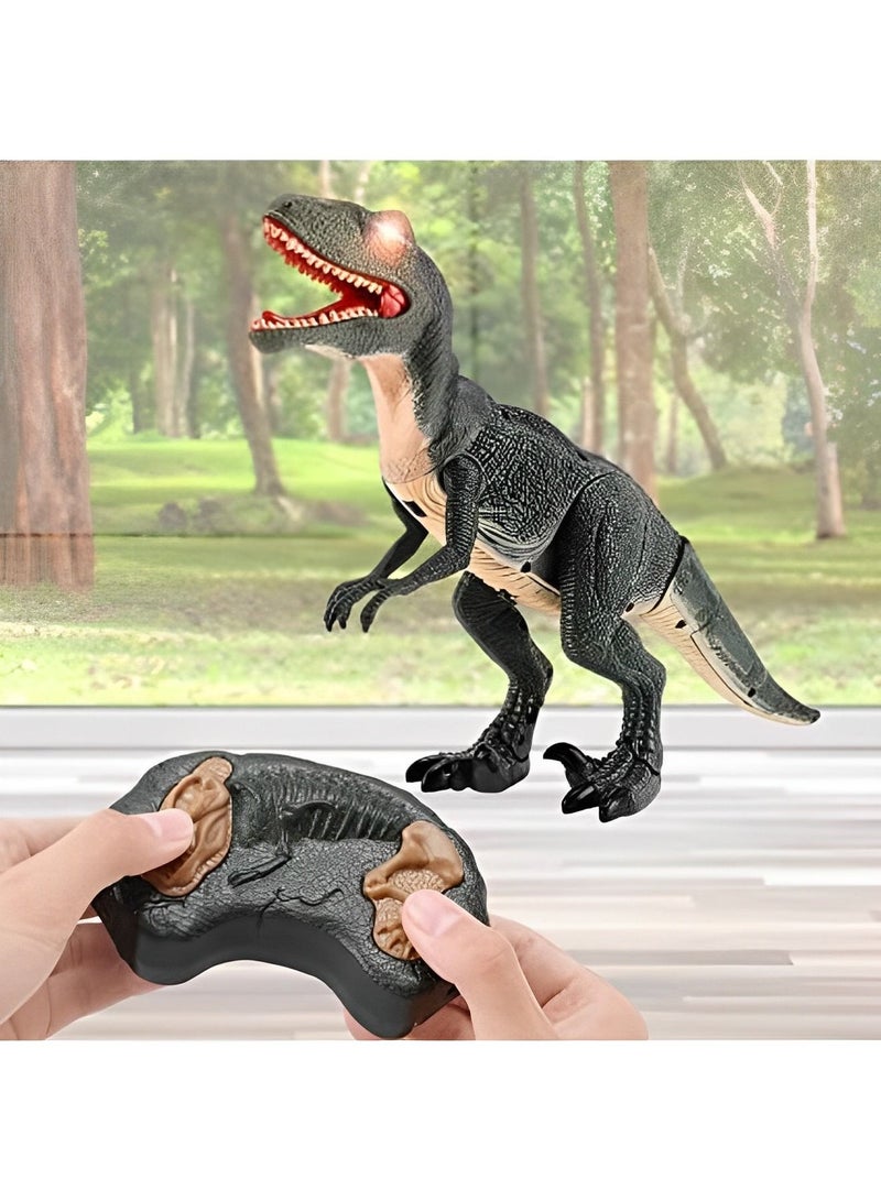 Remote Control Dinosaur Figures RC Walking Dinosaur Looking Large Size with Roaring Spraying Light Up Eyes Dragon Toy Gifts for Kids - Image 4