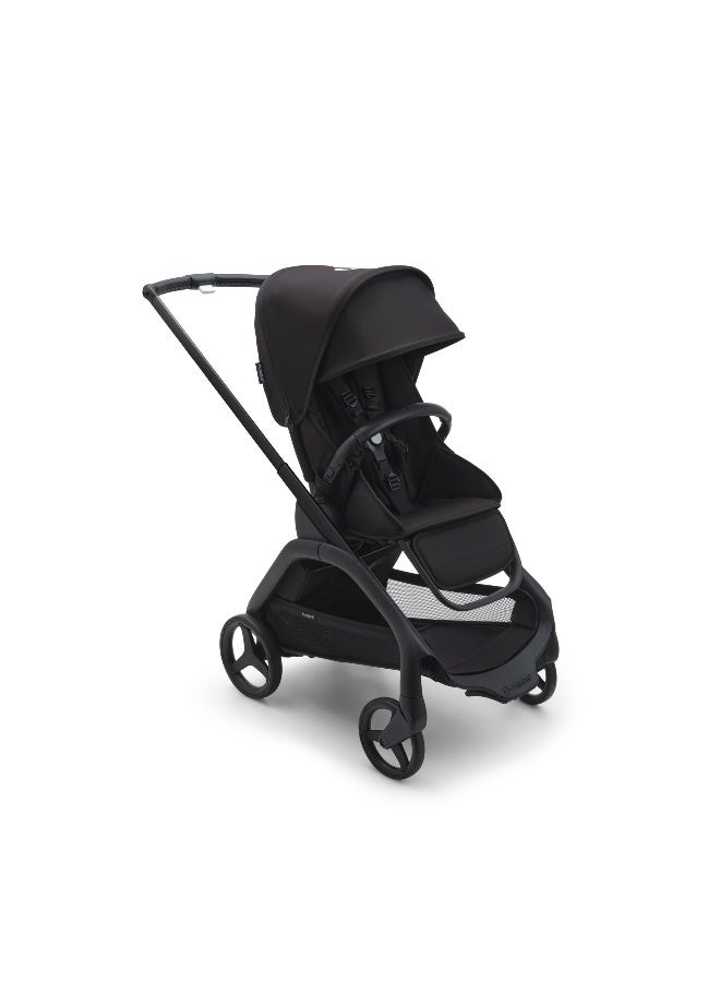 Bugaboo Dragonfly City Stroller, Lightweight Compact Baby Stroller with One Hand Easy Fold in Any Position, Full Suspension, XL Underseat Basket, Midnight Black/Black - Image 5