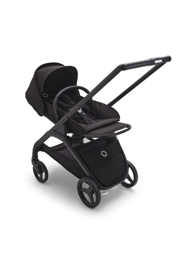 Bugaboo Dragonfly City Stroller, Lightweight Compact Baby Stroller with One Hand Easy Fold in Any Position, Full Suspension, XL Underseat Basket, Midnight Black/Black - Image 4