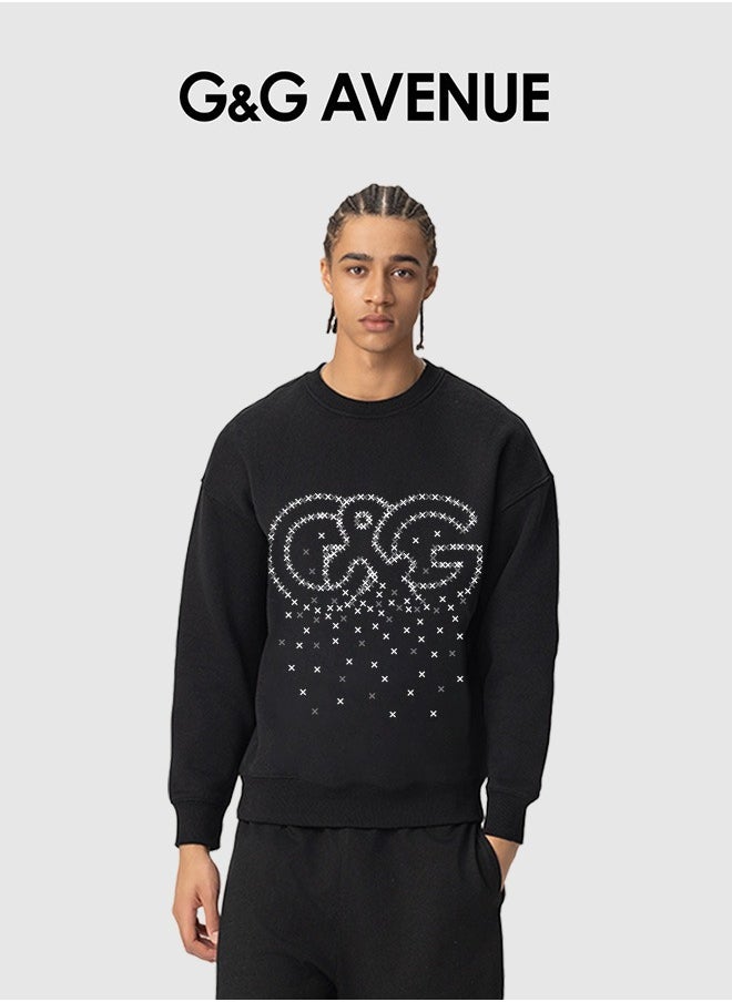 G&G AVENUE Spring and autumn Men's sun protection clothing, long sleeved sun protection, Oversized swimming and fishing shirt, quick drying, lightweight men's running, pure cotton SweatShirt  - Image 1