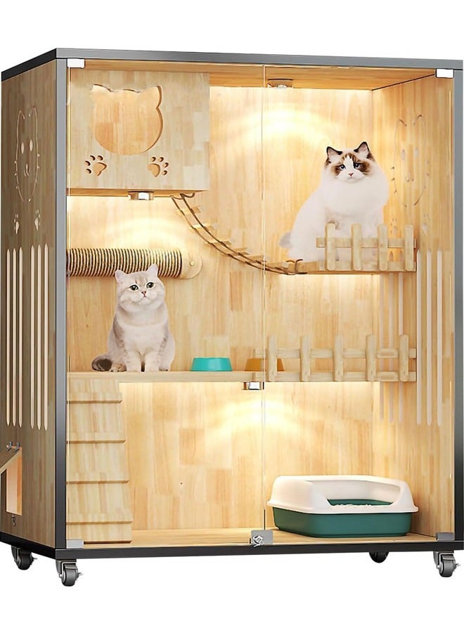 إن كي أكس فيلا قطط متعددة الوظائف مثالية للعرض في المنزل بمساحة 90 سم - Image 1