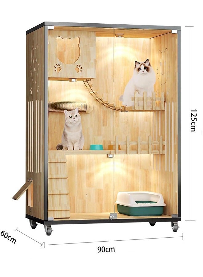 إن كي أكس فيلا قطط متعددة الوظائف مثالية للعرض في المنزل بمساحة 90 سم - Image 2