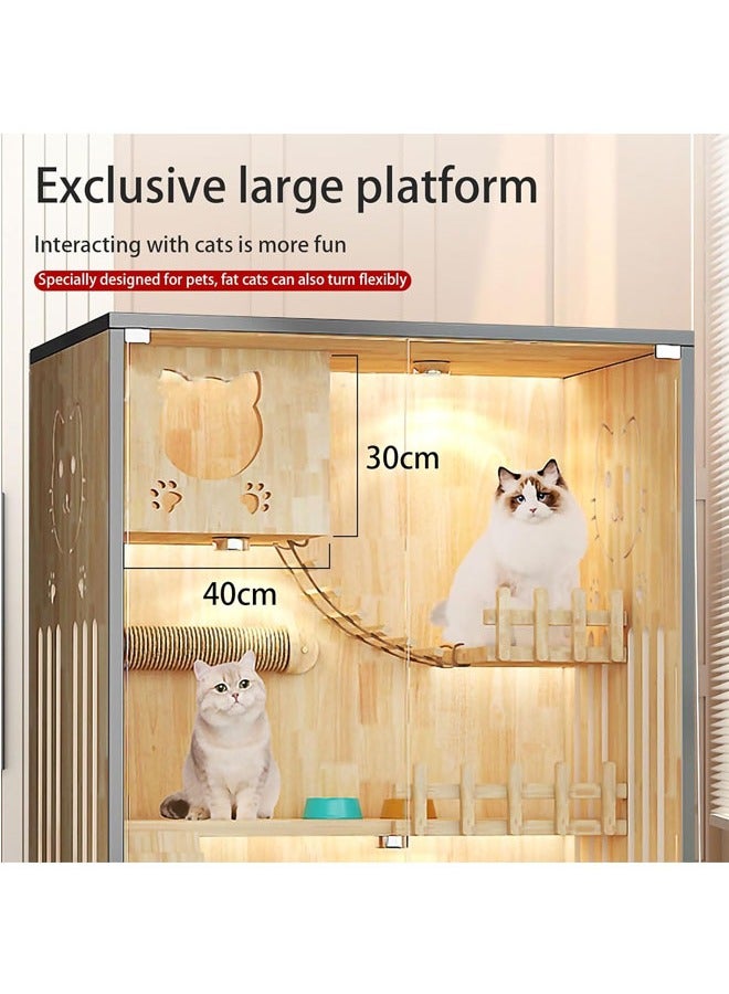 إن كي أكس فيلا قطط متعددة الوظائف مثالية للعرض في المنزل بمساحة 90 سم - Image 5