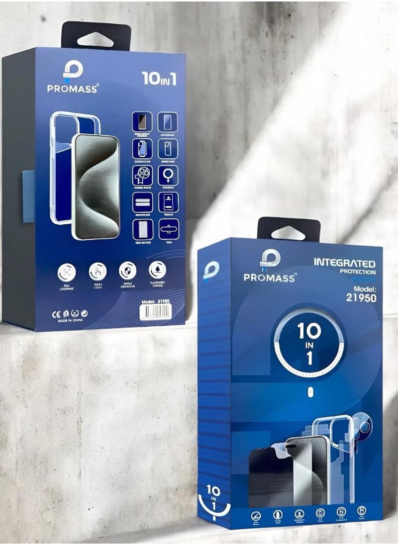 PROMASS Samsung Galaxy S25 Ultra Protection Package | The New Integrated Protection Package For Samsung Galaxy S25 Ultra | A Package With A New Look and Full Protection For Your Phone With A Case That Supports MageSafe Wireless Charging (10in1)  - Image 3