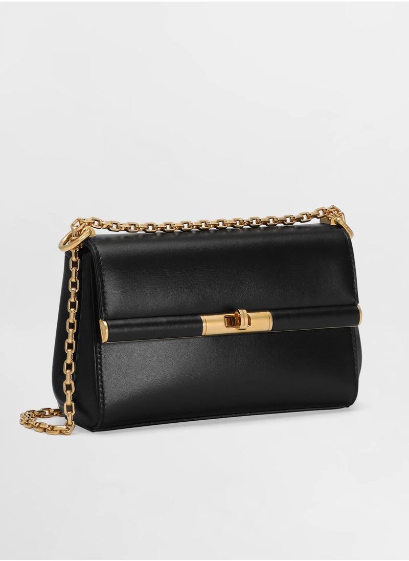 D&G D&G Mini Marlene City bag, Women's Tote Bag, Women's Shoulder Bag, Women's Hand Bag, Women's Cross Body Bag, Women's Travel Bag, Black-22cm  - Image 3