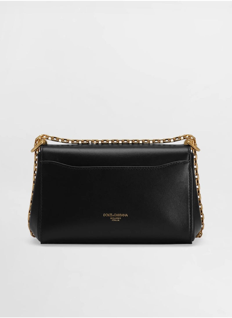 D&G D&G Mini Marlene City bag, Women's Tote Bag, Women's Shoulder Bag, Women's Hand Bag, Women's Cross Body Bag, Women's Travel Bag, Black-22cm  - Image 4