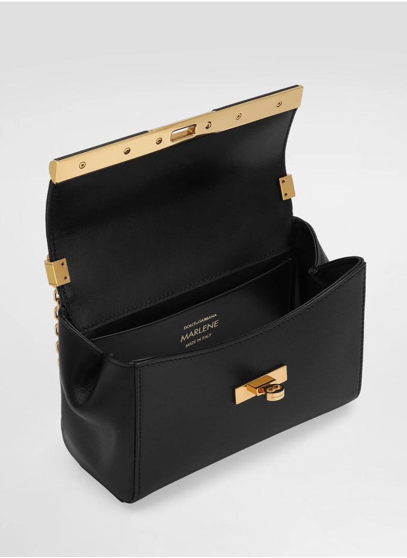 D&G D&G Mini Marlene City bag, Women's Tote Bag, Women's Shoulder Bag, Women's Hand Bag, Women's Cross Body Bag, Women's Travel Bag, Black-22cm  - Image 5