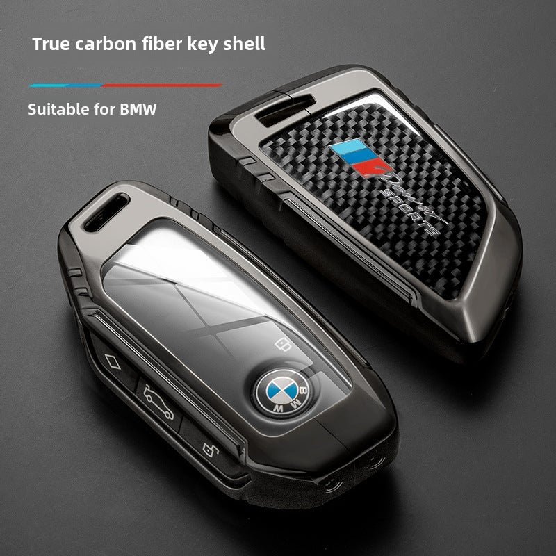 Generic Carbon Fiber Key Cover for BMW X5 X3 Series Independent OPP bag 