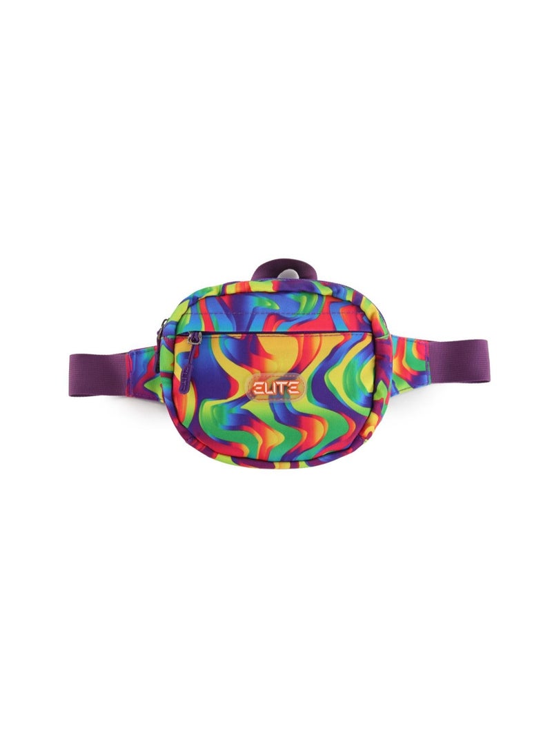 Elite Bags ELITE Premium Waist Bag, Lightweight Crossbody Bag with Adjustable Strap, Dual Zipper Compartments for Everyday Use & Travel - MAJESTIC GS 285 - Image 1